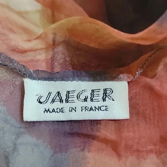 jaeger silk scarf  Vintage - Picture 5 of 7